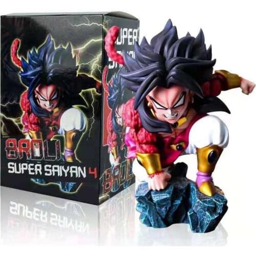 12cm Dragon Ball Super Broly Figura Dragon Ball Z Super Saiyan Goku Action Figure Pvc Model Toy