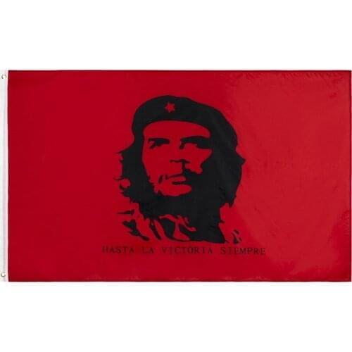 Cuba Che Guevara flag 90*150cm red Cuban leaders Flag 3'x5' Banner Brass Grommets Premium United States flag
