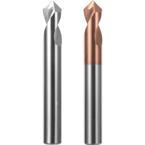 Milling Cutter Chamfer Endmill Alloy Coating Tungsten Steel Tool Cnc HRC55 Aluminum Centering Point Drill Carbide Chamfering Too