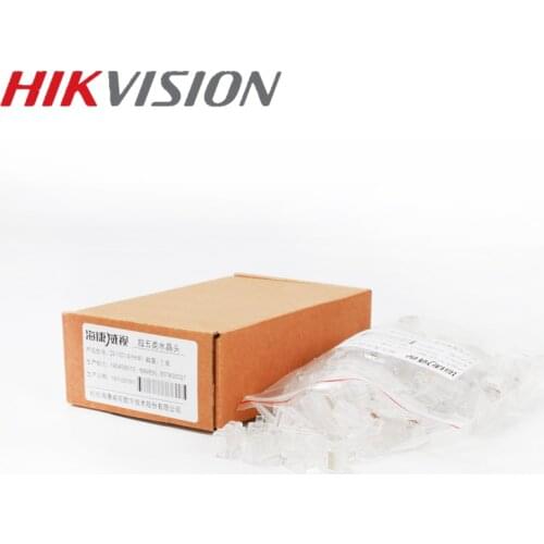 HIKVISION Original DS-1M01 UTP CAT5e RJ45 Connector Crystal 100 pieces/box for IP Cameras Network RJ45 Wholesale