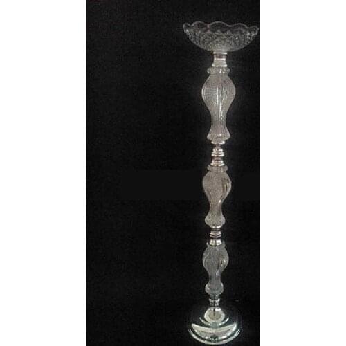 Hot New design 70cm tall crystal candlestick candle holder for party decoration centerpieces 20pcs
