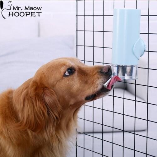 Hoopet 500/700ML Hanging Pet Dog Hamster Drinker Kennel Water Bottle Dispenser Feeder Guinea Rabbit Drinking Head Pipe Fountain