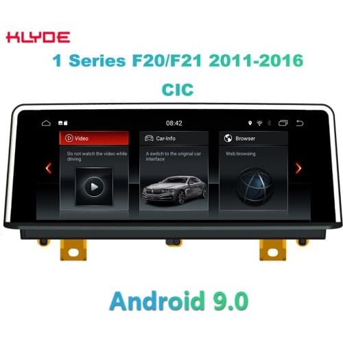 KD-1271-I Klyde 10.25'' android 9.0 PX6 car stereo cd dvd player for BMW1 Series F20/F21 2011-2016 CIC car audio player
