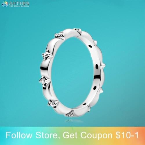 Ahthen 925 Sterling Silver Rings Flower Petals Band Rings 925 Silver Women Rings Ngagement Ring Women Jewelry Making Girl Rings