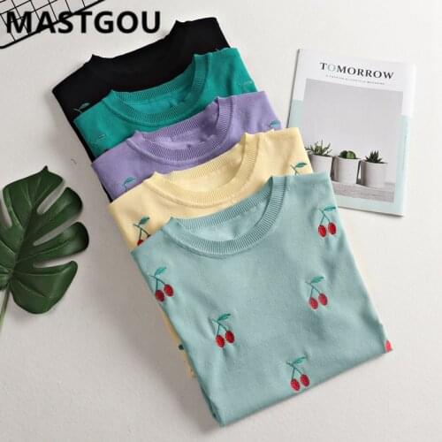 MASTGOU Women's Short T-shirts
