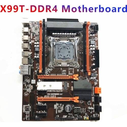 X99 Motherboard DDR4 LGA 2011-3 Supports 4X 32G for E5 2650V3 2680V3 2620 V3 2011-V3 Processor