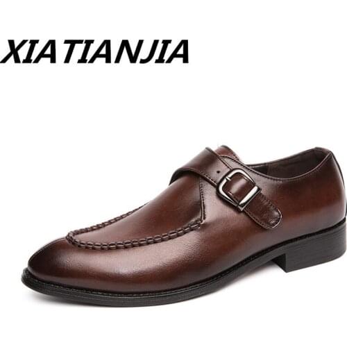 Fashion Mens Sneakers Business Casual Work Men Shoes Footwear Leather Shoes Men Social Zapatos De Hombre Chaussure Homme