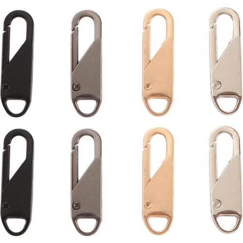 Zipper Pull Replacement Zipper Repair Kit Zipper Slider Pull Tab Universal Zipper Fixer Metal Zipper Head