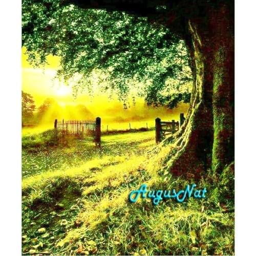 Scenery diamond painting embroidery tree wall art grass decor crystal painting diamond dotz canvas paint sight mosaic pictures