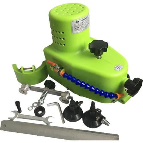 Portable Glass Edge Grinder 110V/220V Stone Grinding Machine Small Straight Edge Round Edge Hypotenuse Tile Edging Machine