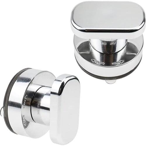 Suction Cup Handle Door 2 Pieces Suction Cup Handle Drawer Cabinet Fridge Door Glass Portable Mobility Handle