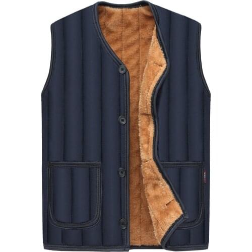 Outdoor Riding Climbing Hiking Fishing Thermal Cotton Vest Large Size Winter Fleece Windproof Thermal Sleeveless Tops Waistcoat