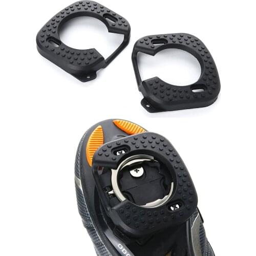 Bicycle self-locking pedal splint protective cover, anti-skid protective pad, walkable MTB lock shoe cover, durable sole cover