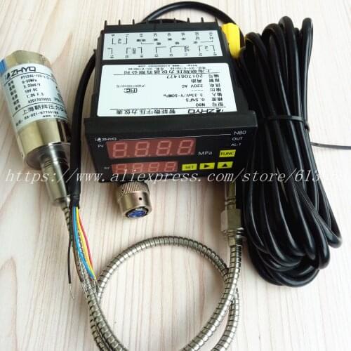 ZHYQ PT124G-123 High Accuracy Flexible Melt Pressure Transducer 6 Pins & Indicator N70/N80/N90 Output 3.33 mV/V