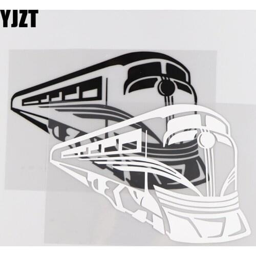 YJZT 18.2CM*12.3CM Train Pattern Decorate Car Stickers Vinyl Decal 1A-0119