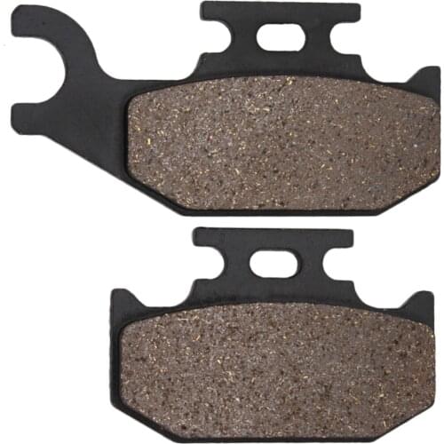 Cyleto Motorcycle Rear Brake Pads for YAMAHA YXR450 2006-2009 YXR 660 Rhino 660 2004-2007 YFM700 YFM 700 Raptor 2006-2012