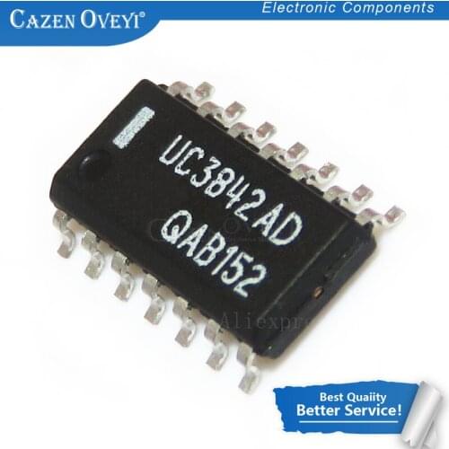 10pcs/lot UC3842D UC3842AD UC3842 SOP-14 In Stock
