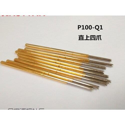 PCB test rack accessories P100-Q1 (small plum tip) test probe diameter 1.36 spring needle thimble 100pieces