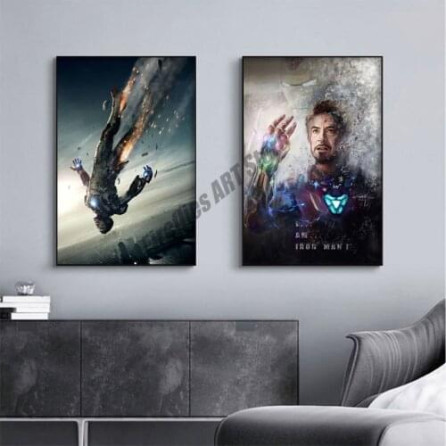 Marvel Captain America Iron Man Movie DIY 5D Diamond Painting Full Round Mosaic Diamond Embroidery Rhinestone Home Decor Gift