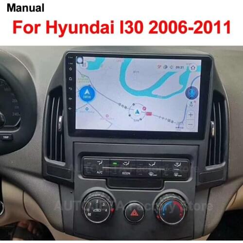 Android 10 Radio Video Player For Hyundai I30 2008 2009 2010 2011 Autoradio Bluetooth Stereo 2 Din Touch Screen Car Multimedia