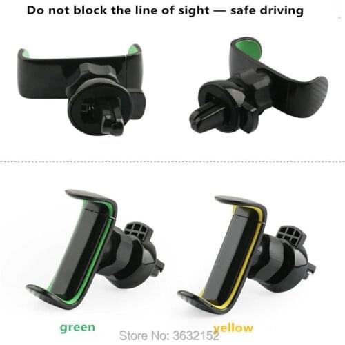 Car Phone Holder for Air Vent Mount Holder Stand 360 Rotation Mobile Phone Stand for Skoda octavia fabia yeti rapia superb a