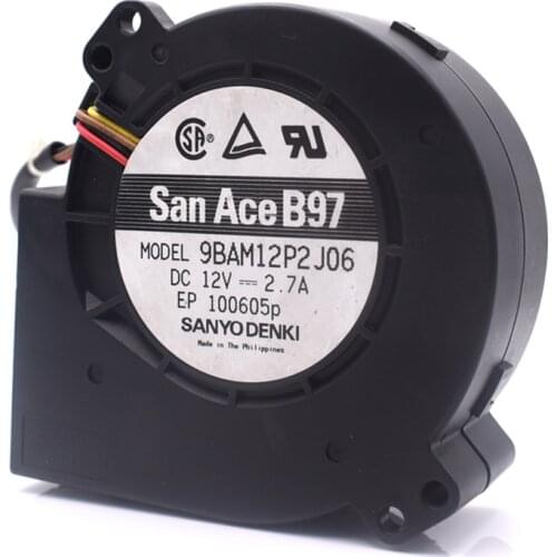 9BAM12P2J06 9733 12V 2.7A turbofan centrifugal blower 6 month warranty
