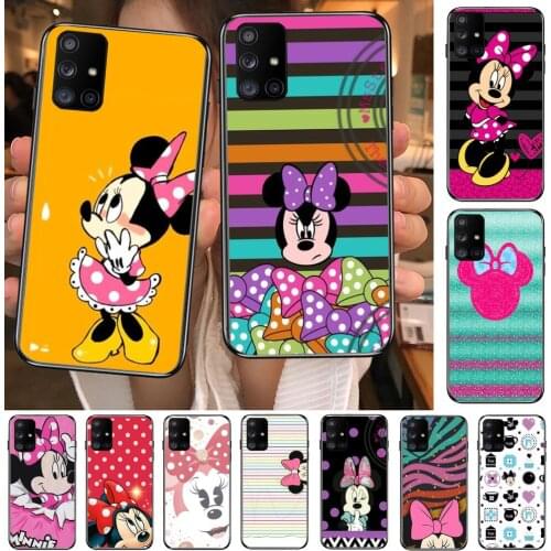 Disney Minnie Mouse Day Phone Case Hull For Samsung Galaxy A50 A51 A71 A70 A52 A40 A30 A31 A80 A20E 5G S Black Shell Art Cell C