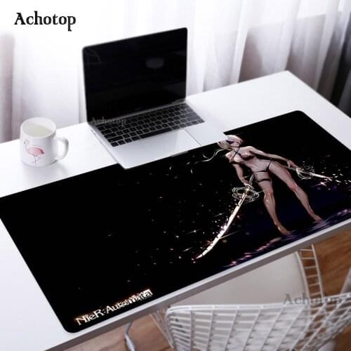 Nier Automata mouse pad gamer laptop 900x400 notbook mouse mat gaming mousepad PC Gamer Computer Sexy Gaming padmouse Desk Mat