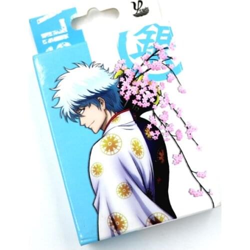 Anime GINTAMA Poker Cards Playing Cards Printed With Sakata Gintoki