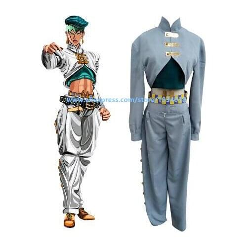 JoJos Bizarre Adventure Cosplay Costume Rohan Kishibe Cosplay