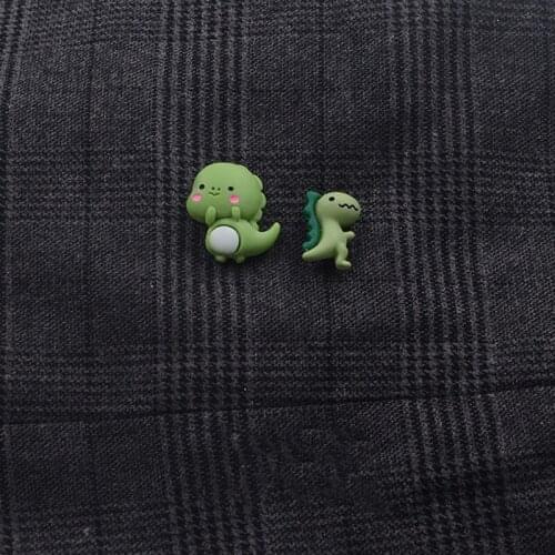 Creative Cute Cartoon Little Dinosaur Brooches 2021 New Trend Clothes Denim Jackets Bag Lapel Pins Badge Jewelry Accessories