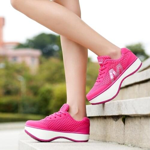 Women Slimming Shoes Stovepipe Body Sculpting Vulcanized shoes Orthopedic Shoes Negative Heel Sneakers Zapatillas Mujer