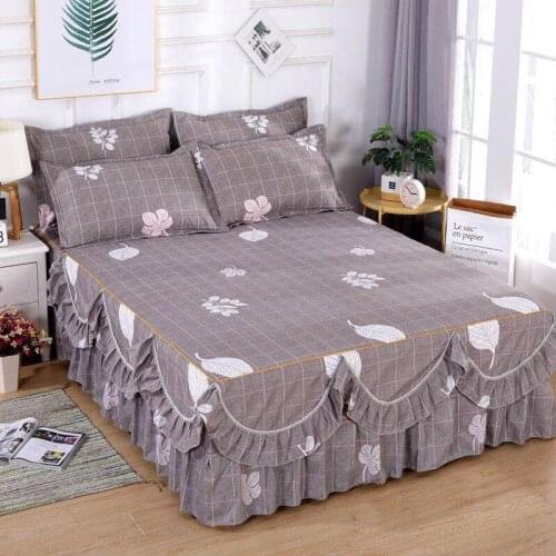 3 piece lace bed skirt bedding Princess bedding bed cover bed girl bed cover Full Queen King size 2020
