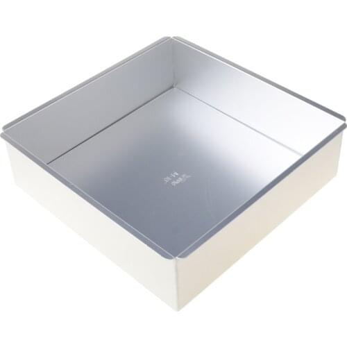 4-10 Inch DIY Square Non Stick Cake Pan Pie Loaf Toast Bread Mold Bakeware Tray Baking Supplies