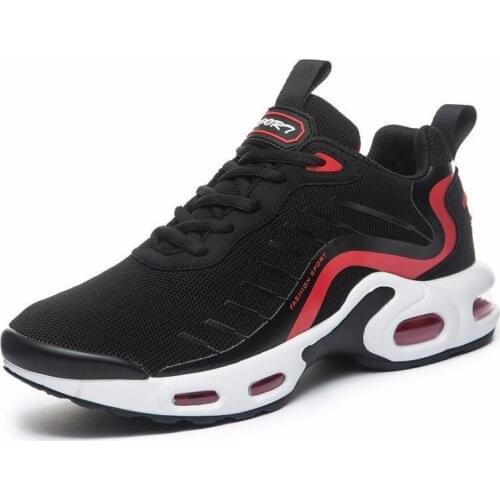 Summer Fashion Korean Classic Sports Shoes, Lightweight, Comfortable And Breathable Mesh Flying Woven Air Cushion Jogging Shoes