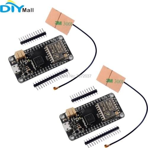 2pcs/lot 433MHz LoRa32u4 Development Board Ra02 LoRa WiFi Transceiver Module Atmega328 SX1278 + 5dbi IPEX LoRa Antenna for Ardui