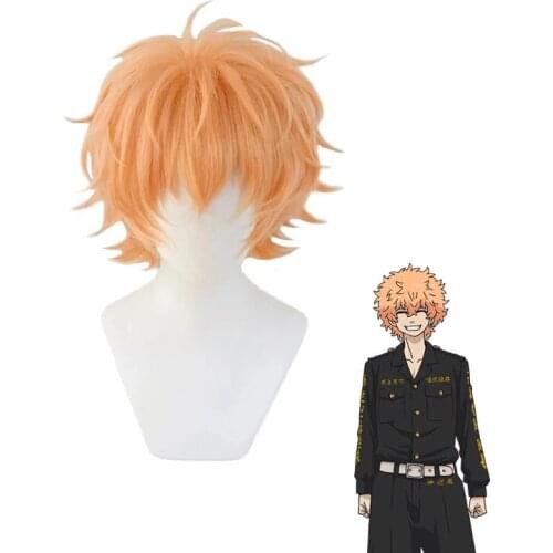 Tokyo Revengers Nahoya Kawata Cosplay Wig Souya Kawata Soya Anime Role Play Wigs Halloween Party Carnival + Wig Cap