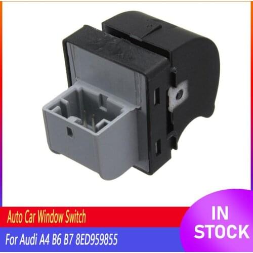 Auto Car Window Switch Passenger Side Front Right Electric Power Window Lifter Panel Switch Control For Audi A4 B6 B7 8ED959855