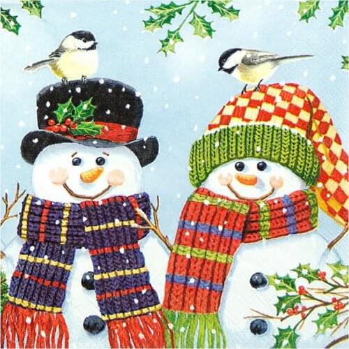 Snowman Scarf Couple Diamond Painting Cartoon Christmas Round Full Drill DIY Needlework Mosaic Embroidery 5D Cross Stitch