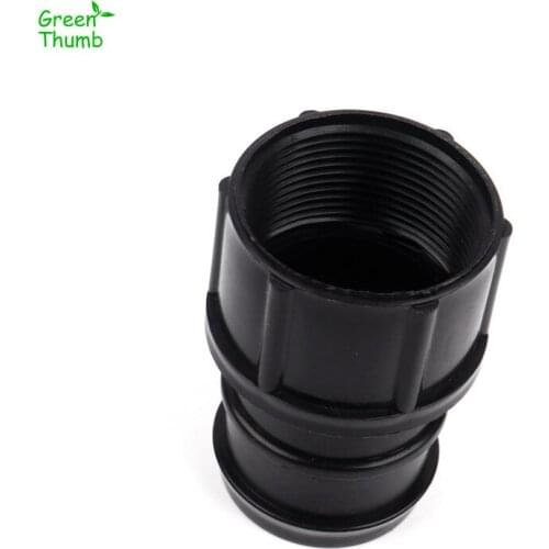 1pc Inner Dia 32/40/50/63 mm Soft Water Belt Straight Connector Water Delivery Pipe Fittings Drip Tape Agricultural Irrigation