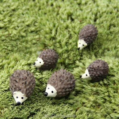 10pcs/lot hot resin solid simulation grey Hedgehog mix size Cabochons Scrapbooking Hair Bow Center DIY