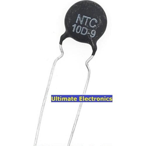 100pcs Thermistor NTC10D-9 10D-9 10D9 9MM Diameter Negative Temperature coefficient