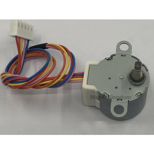 24mm 24BYJ48 DC 5V 4-Phase 5-Wire Gear Stepper Motor Micro Reduction Stepping Motor Reduction ratio 64:1