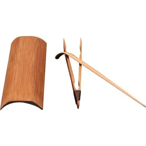 3pcs Tea Accessories Bamboo Tea Scoop Spoon Clip Tea Ceremony Utensil Set