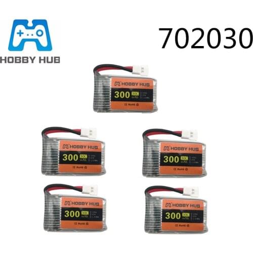 5pcs 3.7V 300mAh 20C 702030 For E55 FQ777 FQ17W F180 FY530 U816 U830 Battery For RC Quadcopter Spare Part Free shipping