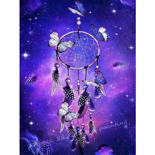 Diamond Embroidery Butterfly Landscape 5D Diamond Painting Punch Dream Net Square / Round Drill Rhinestone 3d Mosaic Kit