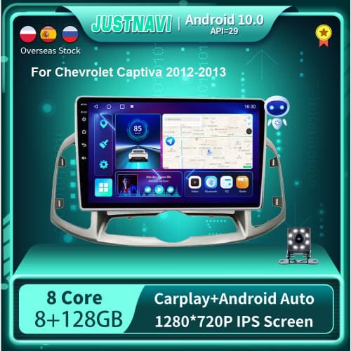 OKNAVI Android 10.0 Car Radio Video Player For Chevrolet Captiva 2012-2013 Auto GPS Stereo Navigation DSP OBD Carplay 9" No DVD