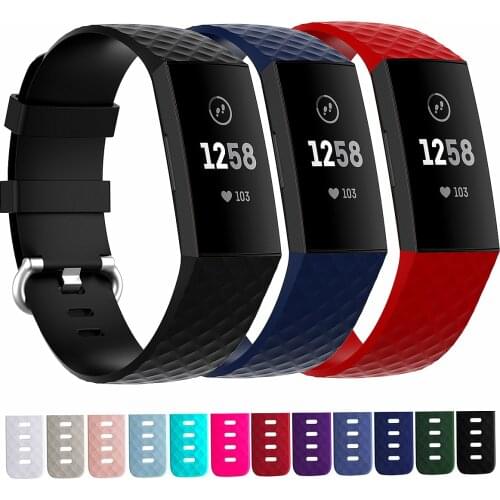 Bracelet for Fitbit Charge 3 SE band Replacement watchband Charge4/3SE Smart Watch Sport Silicone strap Fitbit Charge 4 band