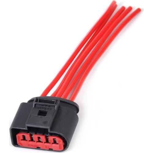 CITALL Car MAF Mass Air Flow Sensor 5 Pin Connector Plug 1J0 973 775 A 1J0973775 A For VW Volkswagen Golf 2.0L 1999 2000 2001