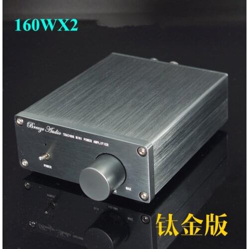 Finished HIFI TDA7498E Mini Power Amplifier 160W+160W High-power Digital Power Amp Audio